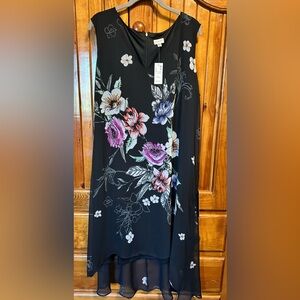 New, Avenue Size 22/24 High/Low Chiffon Georgette dress